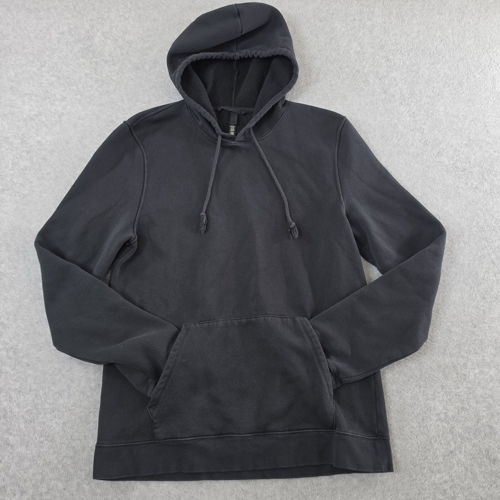 Skims Fleece Lounge Men's Classic Hoodie Sweatshirt Size Large Black Fleece